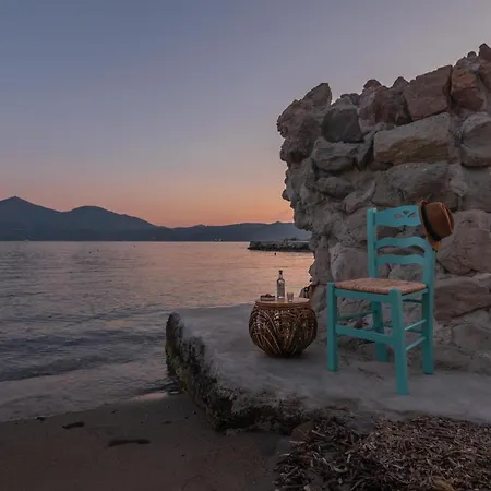 Turquoise Boathouse In Ii Klima (Milos)
